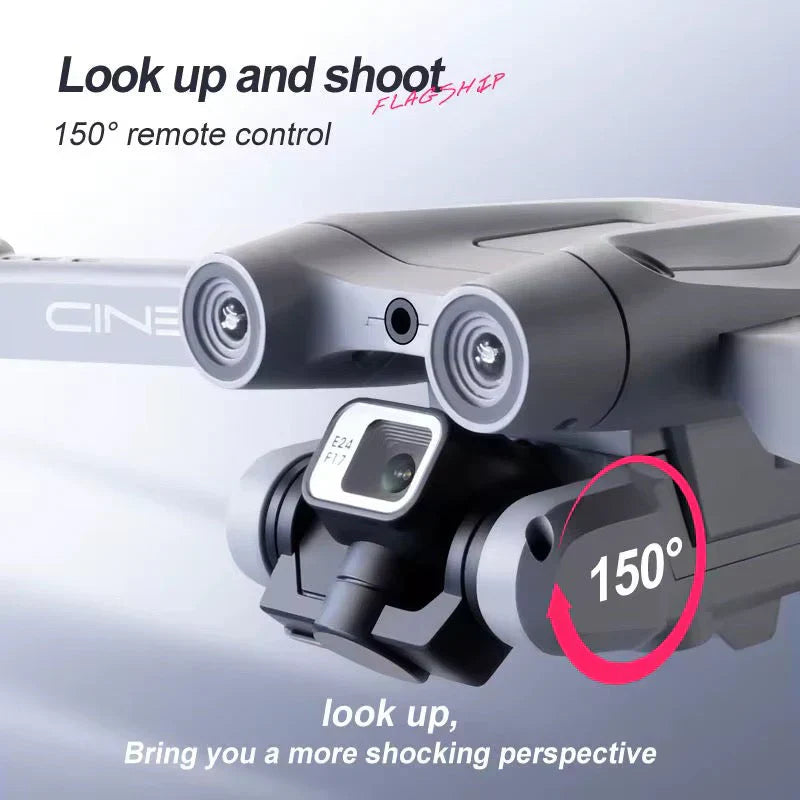 V966 Foldable HD Camera (Black)with 4k Camera 1080P HD Drone with FPV Live Video(Refurbished), Smart Gestures Selfie !!