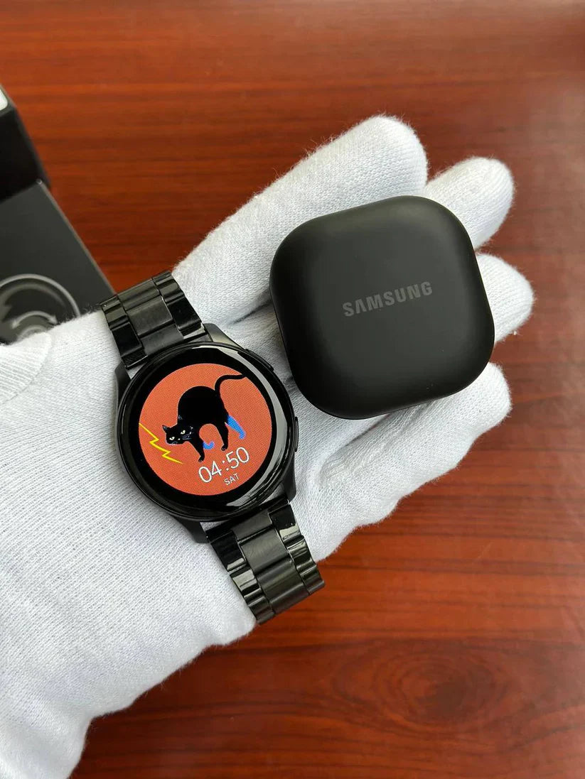 Samsung Buds and Galaxy Watch Ultra Combo Offer 🔥Ear TWS with ANC | Enriched Bass | 6 Mic Setup | IP54 | 35hrs Battery |(Refurbished )Touch Controls