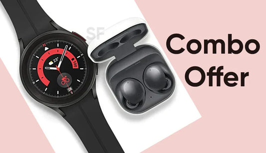 Samsung Buds and Galaxy Watch Ultra Combo Offer 🔥Ear TWS with ANC | Enriched Bass | 6 Mic Setup | IP54 | 35hrs Battery |(Refurbished )Touch Controls