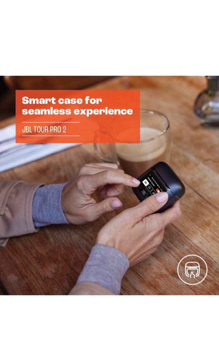 JBL Tour Pro 2 (Black) - True Wireless Noise Cancelling Earbuds, Small(Refurbished)( Earphones )