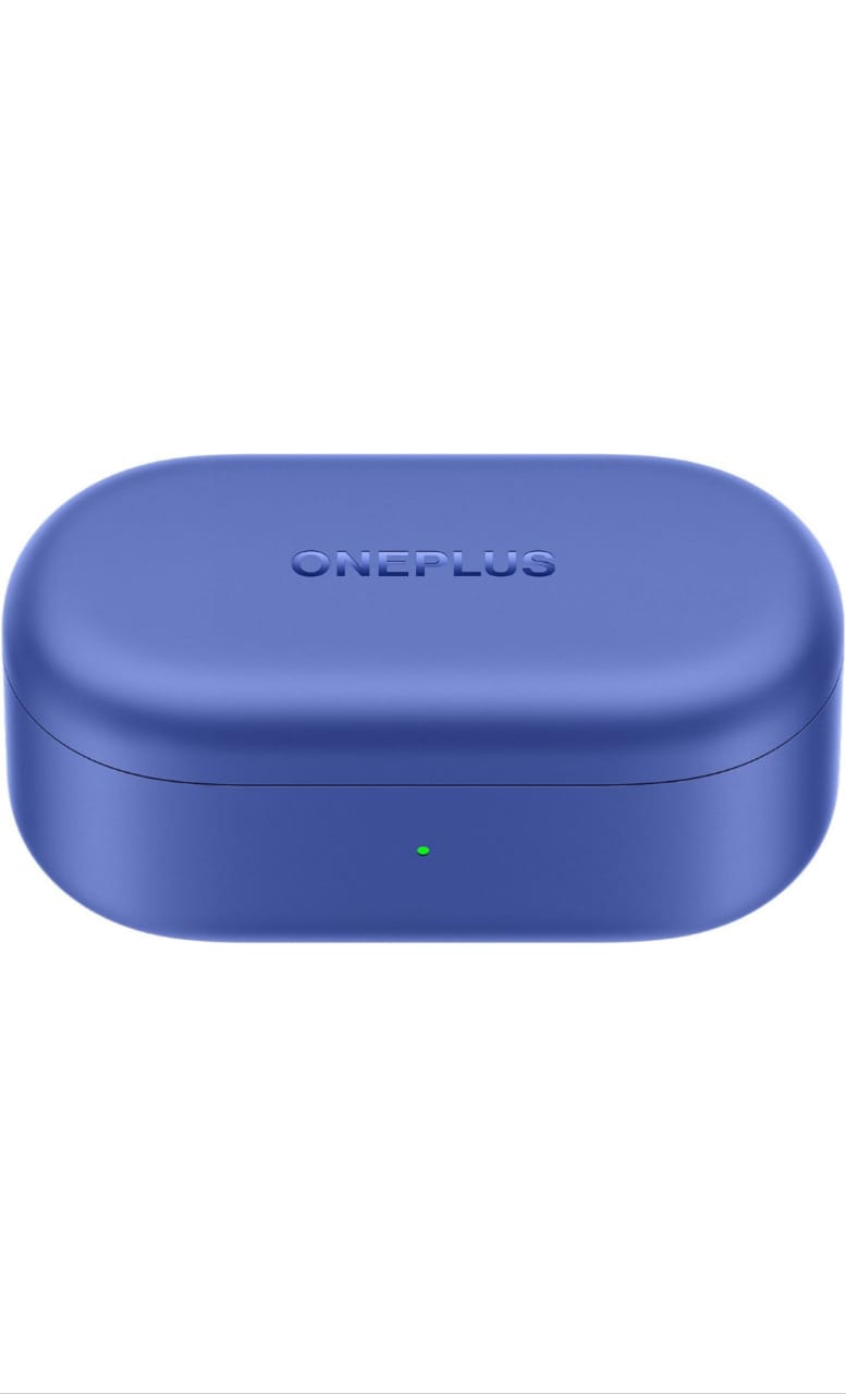 OnePlus Nord Buds 2r True Wireless in Ear Earbuds with Mic, 12.4mm Drivers, Playback:Upto 38hr case,4-Mic Design, IP55 Rating [Triple Blue] Refurbished
