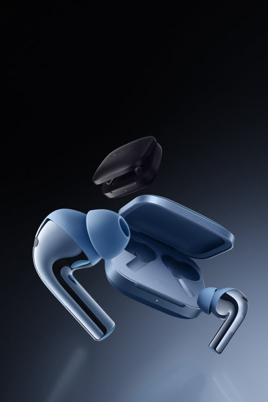 OnePlus Nord Buds 3 Earbuds( Earphones ) up to 54 Hours Playback, 2-mic Clear Calls, 3D Spatial Au AI Translationdio,, 12.4mm Drivers, Dual-Device Connectivity, 47ms Low Latency -(Refurbished)Aura Blue