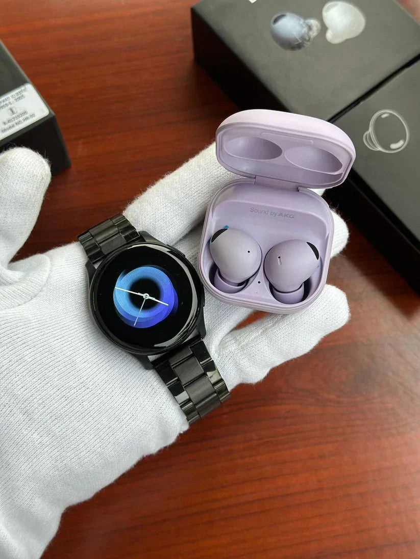 Samsung Buds and Galaxy Watch Ultra Combo Offer 🔥Ear TWS with ANC | Enriched Bass | 6 Mic Setup | IP54 | 35hrs Battery |(Refurbished )Touch Controls