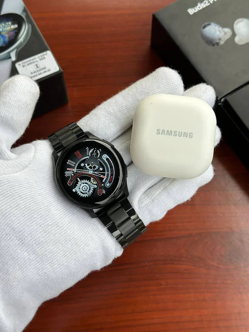 Samsung Buds and Galaxy Watch Ultra Combo Offer 🔥Ear TWS with ANC | Enriched Bass | 6 Mic Setup | IP54 | 35hrs Battery |(Refurbished )Touch Controls