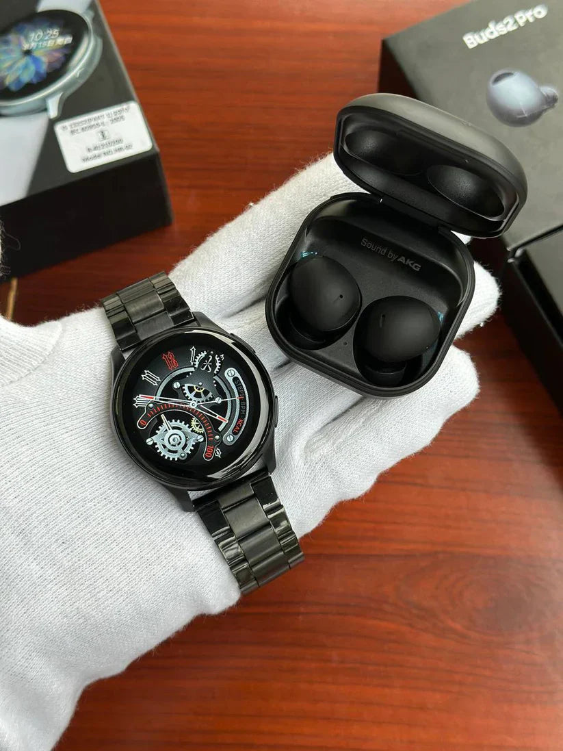 Samsung Buds and Galaxy Watch Ultra Combo Offer 🔥Ear TWS with ANC | Enriched Bass | 6 Mic Setup | IP54 | 35hrs Battery |(Refurbished )Touch Controls