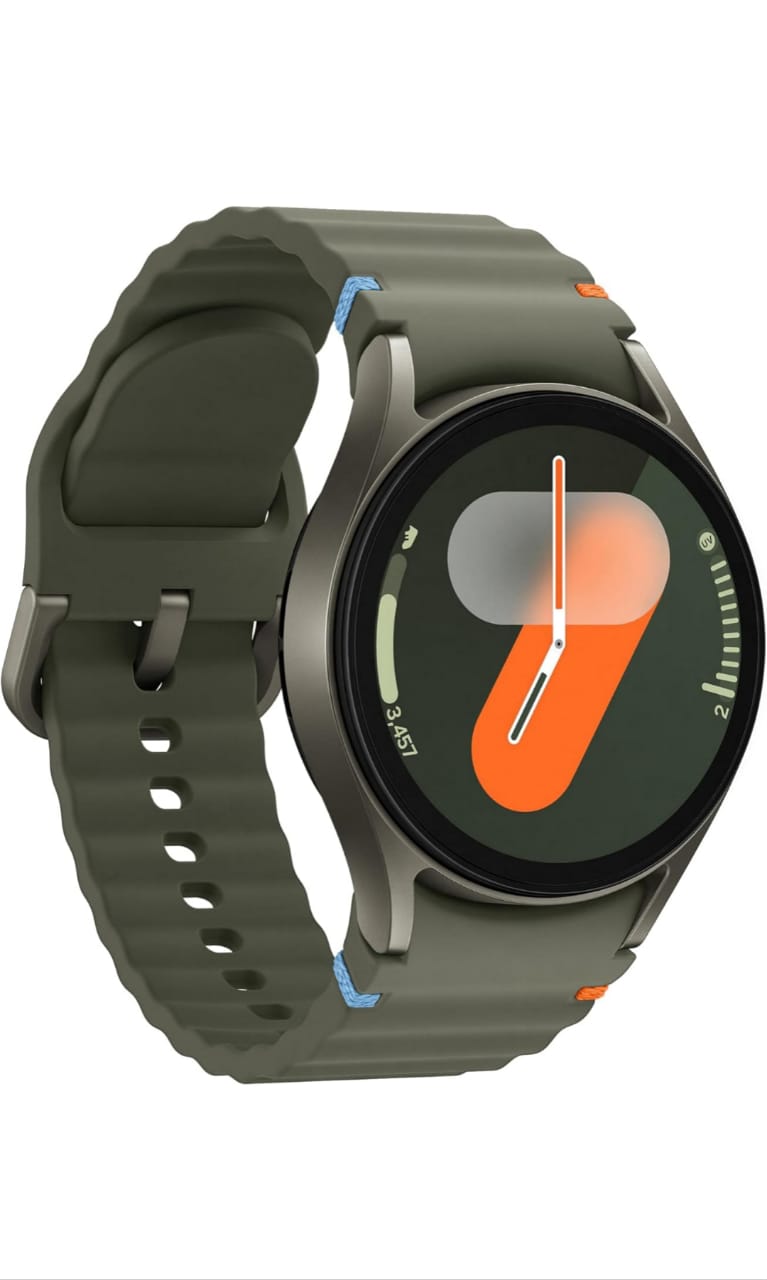 Samsung Galaxy Watch 7 (40mm, Green, BT+LTE) with 3nm Processor | Dual GPS | Sapphire Glass & Armour Aluminum |(Refurbished