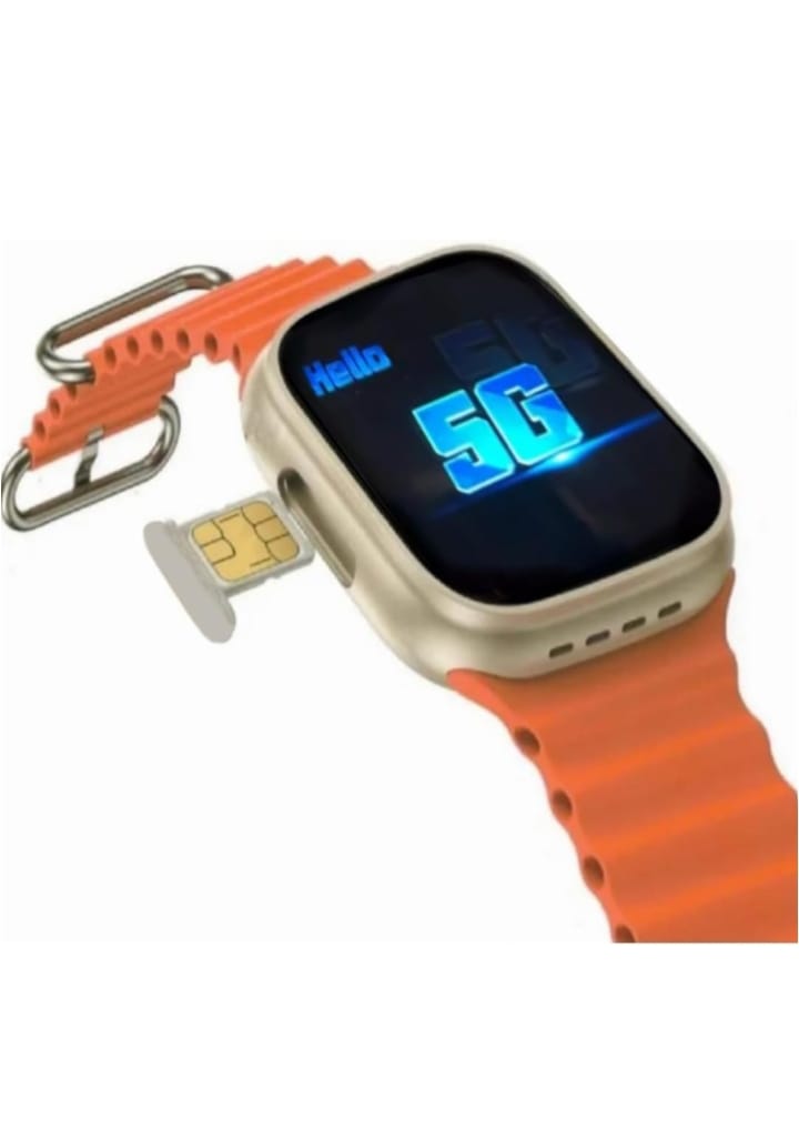 Newly Launch Ultra Dual Camera 5G Smart Gaming  Watch(4GB&64GB) Orange(Refurbished)