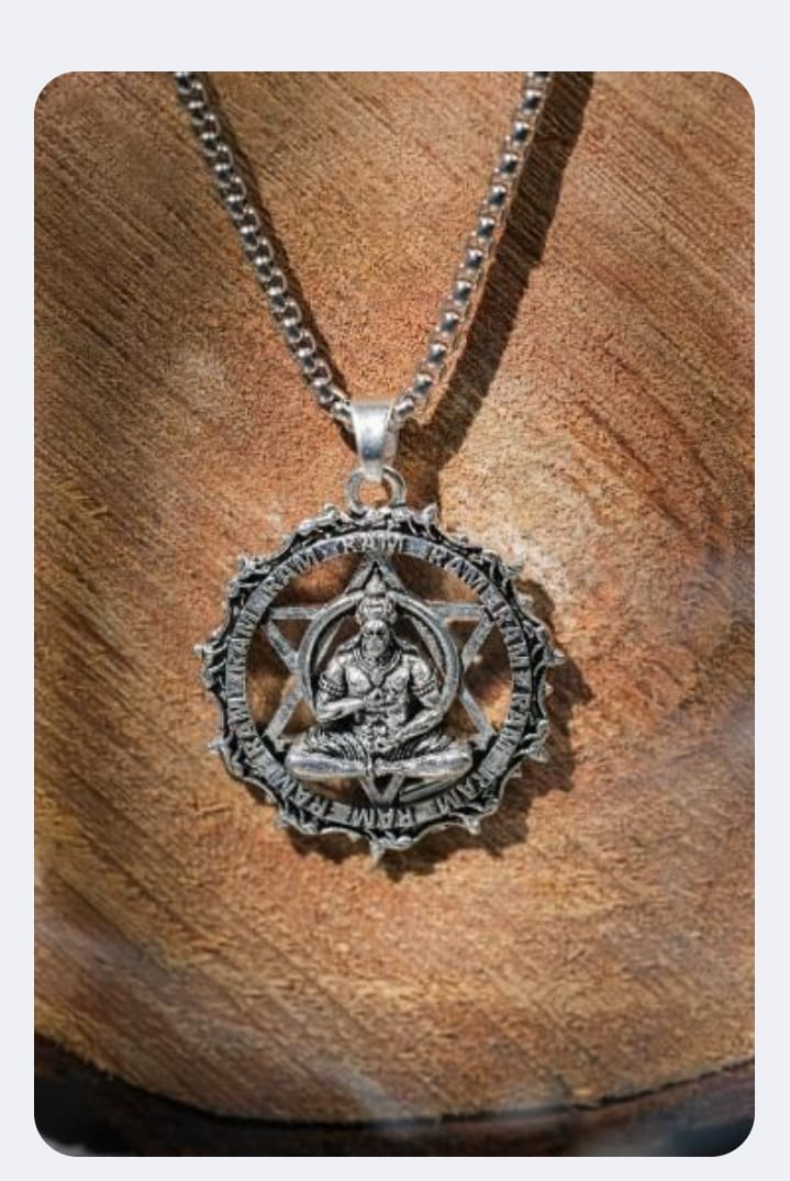 Shree Yantra with Hanuman Raksha Pendant with Chain Regular priceRs. 599.00